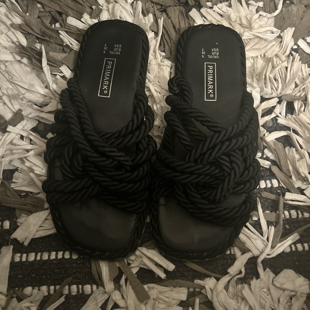 Primark Women's Black Sandals